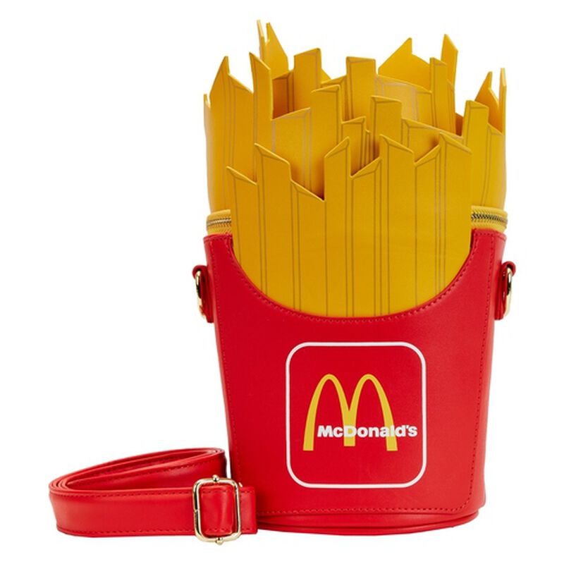 Loungefly McDonald's French Fry Crossbody Bag, fully figural